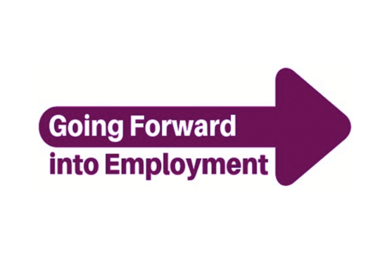 Going forward into employment logo